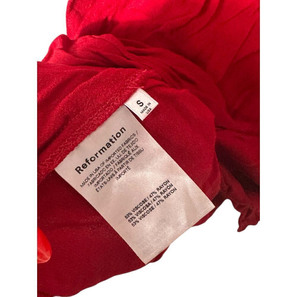 Reformation Marlowe Mini Dress Red Slip Dress Size Small - Picture 4 of 7